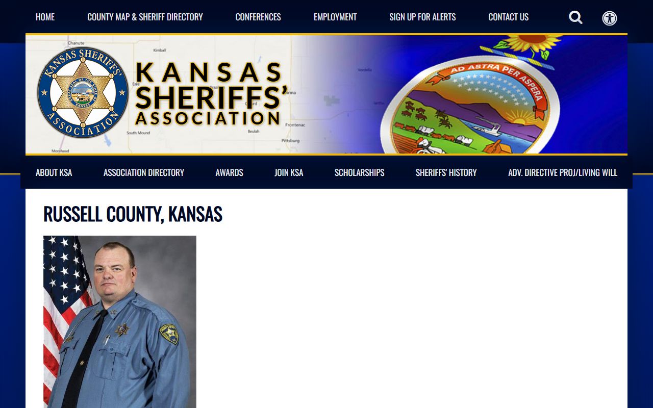 Russell County Jail profile used for Barber County inmate population research